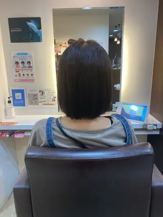 ミディアム カラー anoたまプラーザ 牧野直樹のヘアスタイル