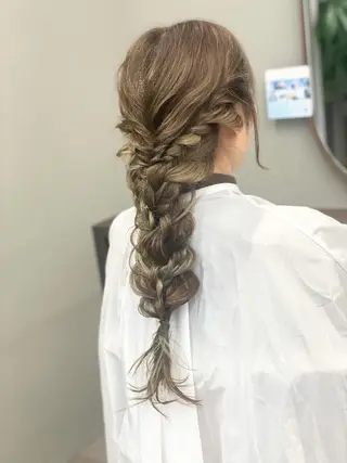 ロング ヘアアレンジ MATISSE藤崎 渕上 ジュビアイのヘアスタイル