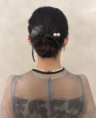 ミディアム ヘアアレンジ 🎀nonoka🎀 カラーモデル募集中✨のヘアスタイル
