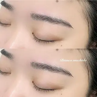 アイブロウ BIANCA 🖤 NISHIMURAのネイルデザイン