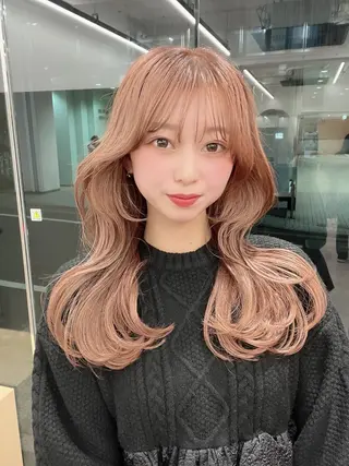 ロング カラー 🪞上品で可愛い韓国 ヘア🪞Rikutoのヘアスタイル