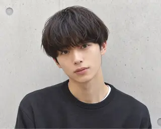 パーマ メンズ 吉田 到真のヘアスタイル