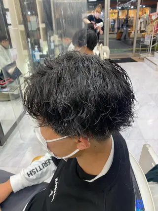 パーマ メンズ 🌴パーマオタク🌴 長谷川　諒佑🌈のヘアスタイル