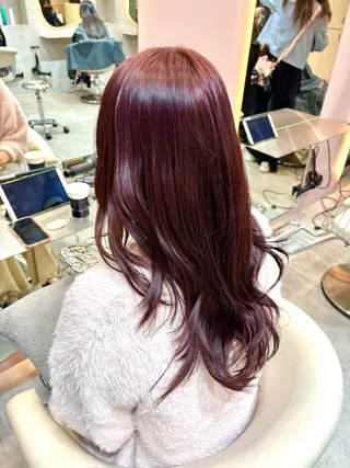 ロング カラー ヘアアレンジ 髪質改善/透明感 カラー/吉田光佑のヘアスタイル