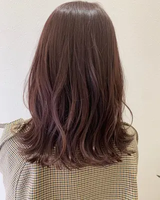 ロング カラー hubhair レイヤー/透明感のヘアスタイル
