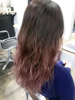 ロング 初めてでも失敗しない 透明感カラー Miiのヘアスタイル