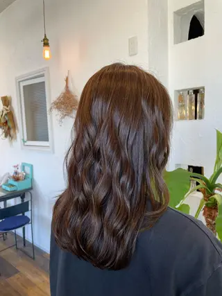 ロング カラー 🌸小掛🌸 豊橋外国人風カラーのヘアスタイル