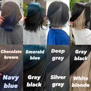 ミディアム カラー パーマ ヘアアレンジ メンズ キッズ ネイル マツエク・マツパ アイブロウ KANAMI 🌏のヘアスタイル