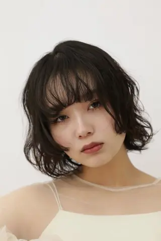 ショート パーマ 横浜/カットモデル/ ボブ/佐藤桃香 🦥のヘアスタイル