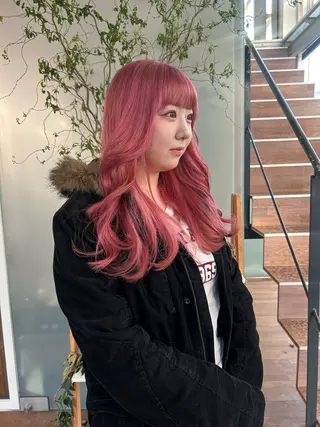 カラー かがやしづ ⭐️ベージュのヘアスタイル