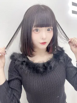 セミロング カラー ヘアアレンジ 愛されカラー🩷 はるなのヘアスタイル