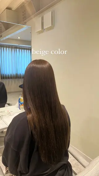 ロング ひがし はるなのヘアスタイル