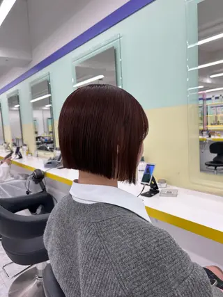 ショート ふわっと抜け感🫧 ブラウンベージュ🤎のヘアスタイル