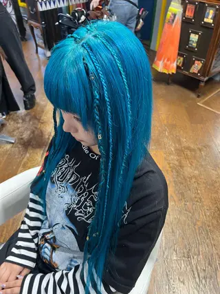 ロング カラー ヘアアレンジ メンズ KOYA ｺﾔのヘアスタイル