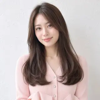ロング カラー 銀座/モテ🤍垢抜け レイヤー/あさみのヘアスタイル