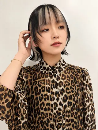 ミディアム カラー ダブルカラー🩰 CHIHIRO👒のヘアスタイル