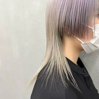ショート カラー 🌱小顔魅せショート 髪質改善カラー/泉綺のヘアスタイル