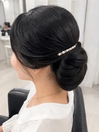 ヘアアレンジ ヘアセット＆メイク 早朝対応可能☀️のヘアスタイル