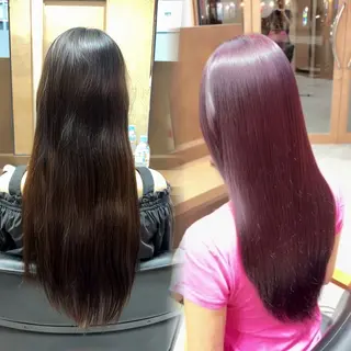 ロング 💎内部補修ケアカラ ー/ブリーチなし清野のヘアスタイル