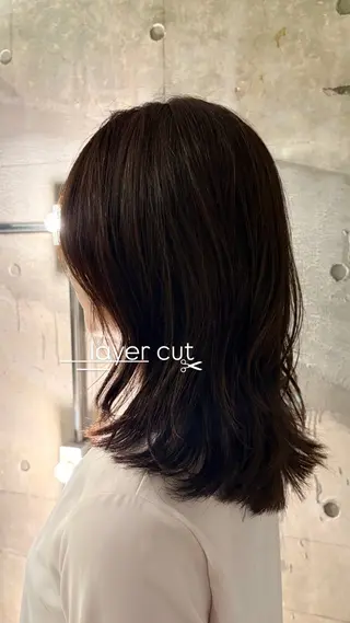 ミディアム «料金🆓カット モデル»キリ🌿のヘアスタイル