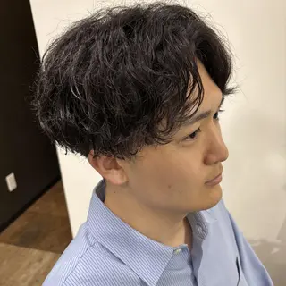 ショート メンズ パーマPrivate SalonNoa名駅のヘアスタイル