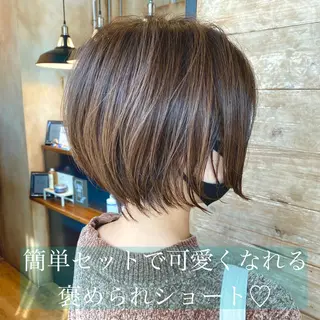 ショート カラー 中田 敏明のヘアスタイル