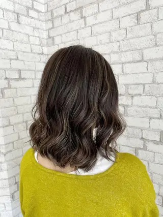 ミディアム カラー 低ダメージ特化🌱 佐野優斗のヘアスタイル