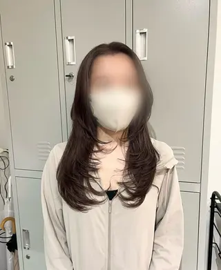 🎀韓国レイヤー/ 🫧透明感カラーのヘアスタイル