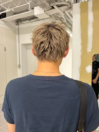 カラー メンズ メンズカット パーマ[佐橋]のヘアスタイル