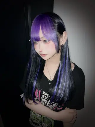 セミロング coco横浜 あやものヘアスタイル