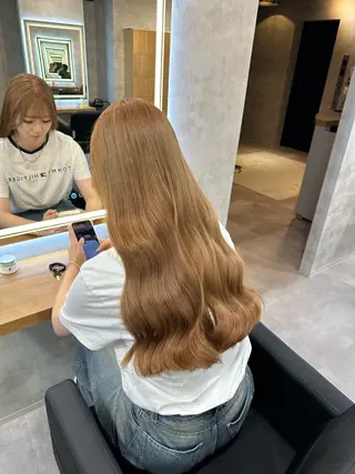 ロング カラー パーマ ヘアアレンジ メンズ 🤍透明感カラー🤍 似合わせ🤍AINEのヘアスタイル