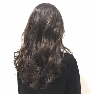 ロング カラー パーマ 田中 千尋のヘアスタイル