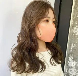 ロング カラー ヘアアレンジ 福岡似合わせレイヤー /ウルフ/ハイトーンのヘアスタイル