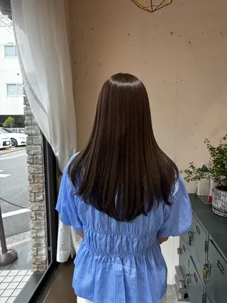 ロング カラー 🍒サクラ🍒 /透明感カラー/艶髪のヘアスタイル