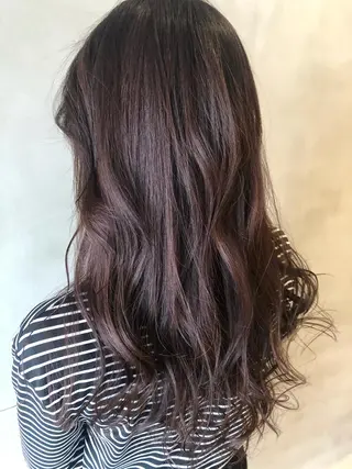 セミロング カラー ヘアアレンジ ネイル マツエク・マツパ 夜23時まで予約🉑 reverieあきらのヘアスタイル
