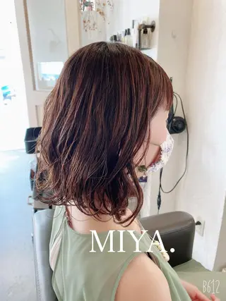 ミディアム 北24条　髪質改善 MIYAのヘアスタイル