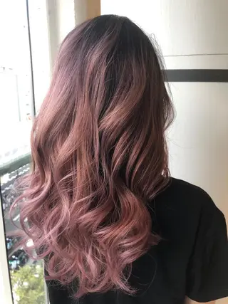 セミロング カラー welring hair salonのヘアスタイル