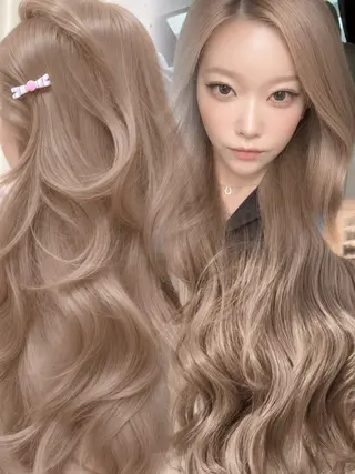 ロング カラー ヘアアレンジ 透明感カラー🎀艶髪 Anju/渋谷🎀のヘアスタイル