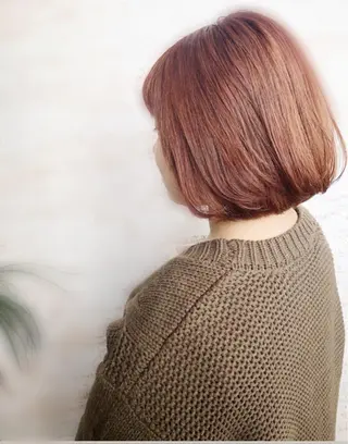 ショート カラー 透明感カラー/韓国 ブリーチ/古橋のヘアスタイル