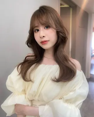 ロング カラー 盛れ🎀韓国ヘア 美艶🇰🇷なるみのヘアスタイル