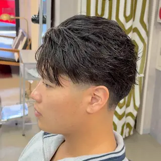 ショート パーマ ヘアアレンジ メンズ MENIN メンズ サロン 望月 涼太のヘアスタイル