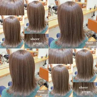 ミディアム カラー navile原宿 yumaのヘアスタイル
