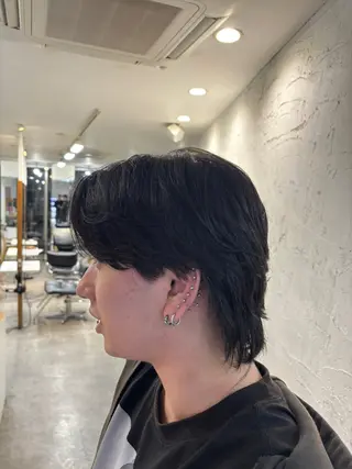 パーマ メンズ fifth 無藤悠眞のヘアスタイル