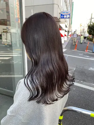 ミディアム カラー ヘアアレンジ ハッシュカット/レイ ヤーカットArataのヘアスタイル