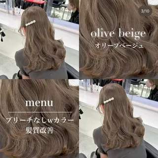 セミロング カラー 銀座/韓国レイヤー/ 艶カラー🍓原田侑依のヘアスタイル