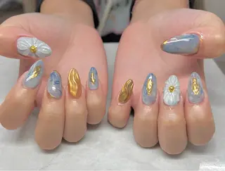 ネイル AISAフィル× ハードモチ最強のネイルデザイン