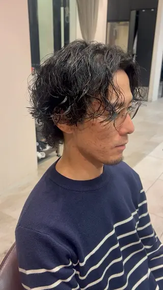 ショート パーマ メンズ 🍁メンズ特化美容師 /関根玲空🍁のヘアスタイル