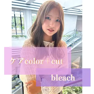 ロング イノクチ マコト髪質改善カラーのヘアスタイル