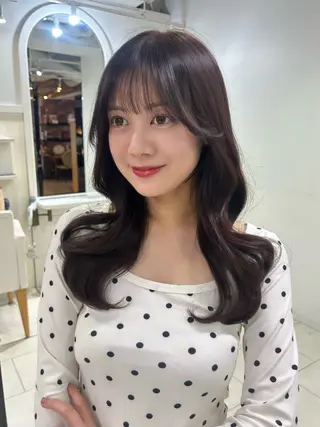 カラー 似合わせ透明感カラー ♡サツキのヘアスタイル