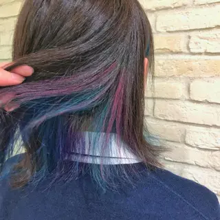 ミディアム カラー 大平 美沙のヘアスタイル